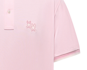 Psycho Bunny Men's Elliot Pique Polo | Romance Rose