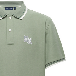 Psycho Bunny Men's Elliot Pique Polo | Sea Spray