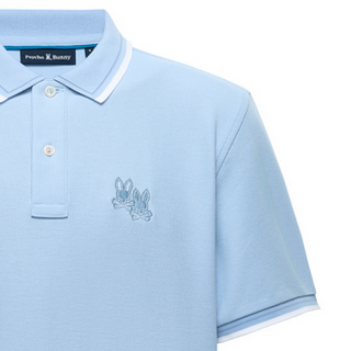 Psycho Bunny Men's Elliot Pique Polo | Serenity