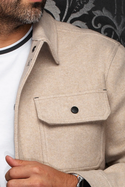 Au Noir Over Shirt | DANALI, Oatmeal