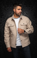 Au Noir Over Shirt | DANALI, Oatmeal