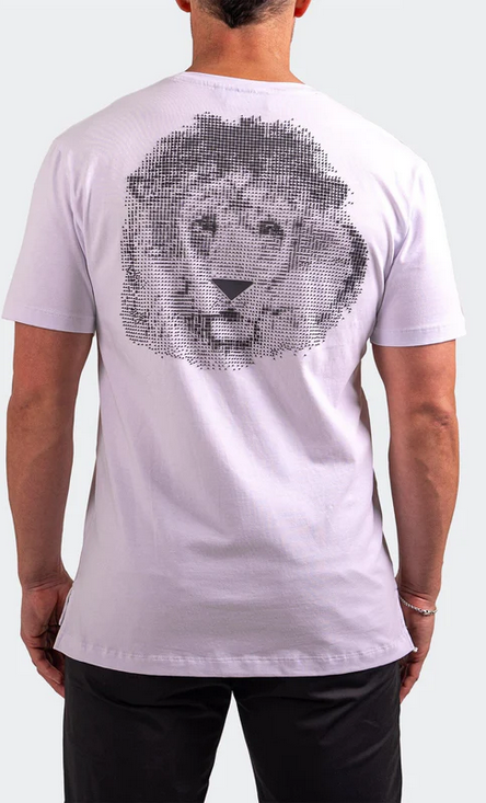Maceoo Tee Lion Zeus | White
