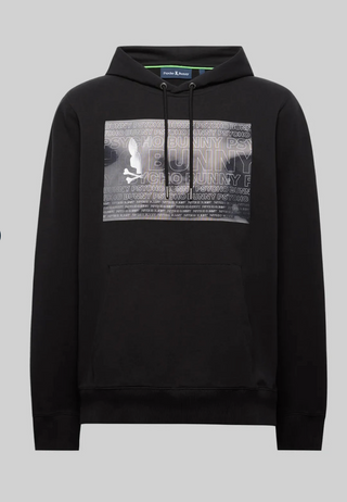 Psych Bunny Men's Jarvis Hologram Hoodie | Black