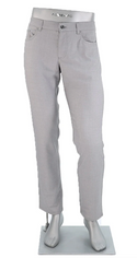 Alberto Regular Fit Pipe Ceramica Pant 1942, Salt N Pepper