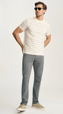 34 Heritage Courage Straight Leg Pants In Slate Twill