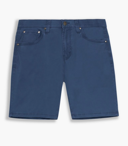 Lois Dennis Twill Bermuda Short | Indigo