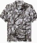 Tommy Bahama Hommes Bahama Coast Noir Fronds Camp Shirt | Shadow