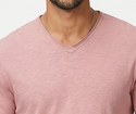 John Varvatos - Miles - T-shirt à col V - Sable rose