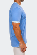 Maceoo V Neck Tee EDISON MARTHYR0005 | Blue