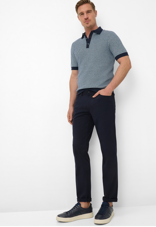 Brax Hi-Flex Jersey 5 Pocket Pant | Navy