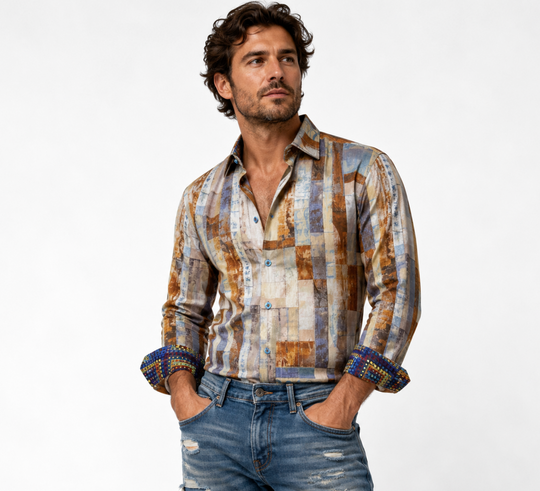 Sugar Long Sleeve Shirt BRECADE | Flame