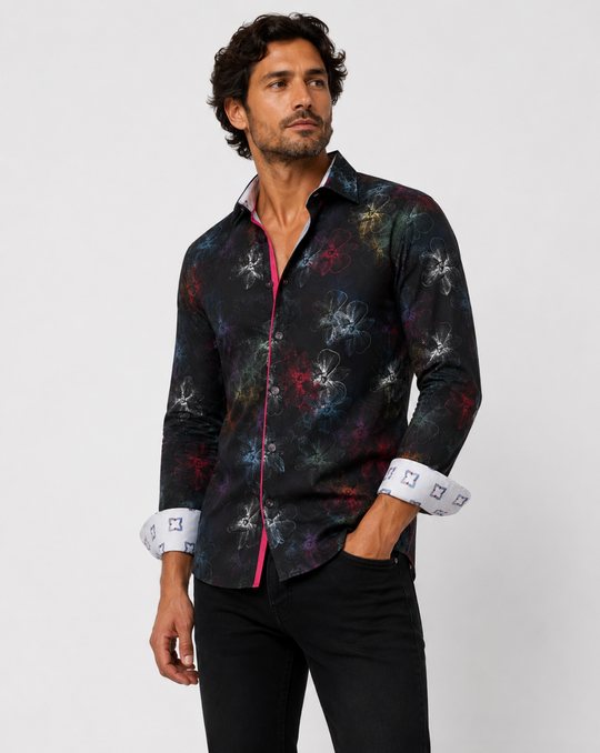 Sugar Long Sleeve Shirt SAVANT | Caviar