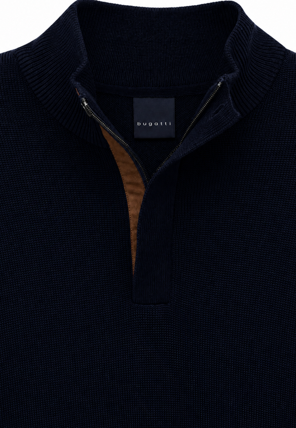 Bugatti Sweater 1/2 Zip | Navy