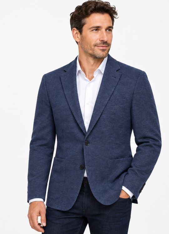 Calvin Klein Knit Blazer | Blue