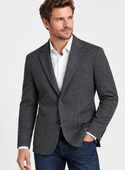 Calvin Klein Knit Blazer | Dark Grey