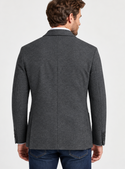 Calvin Klein Knit Blazer | Dark Grey