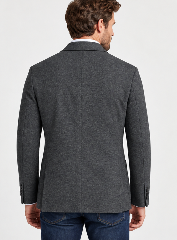 Calvin Klein Knit Blazer | Dark Grey