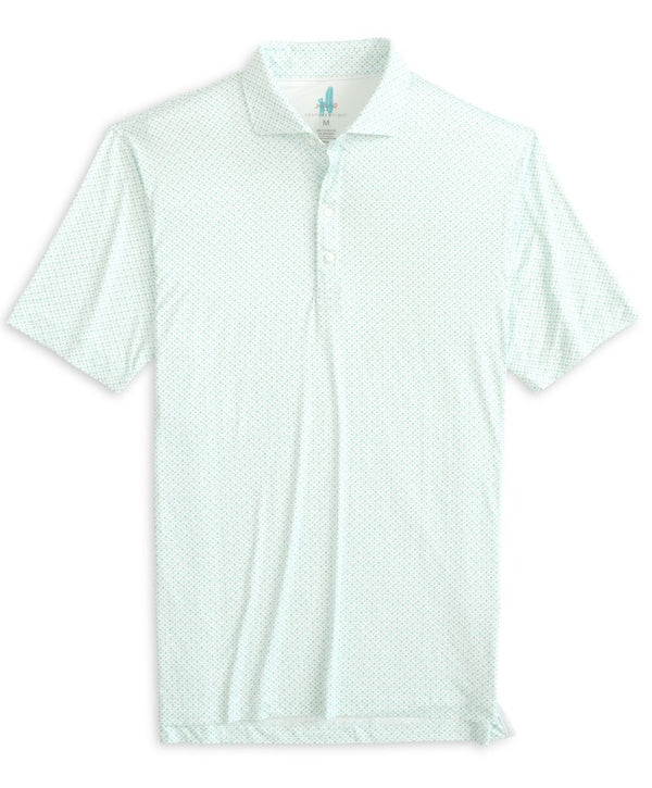 Johnnie-O Kelso Printed Featherweight Performance Polo, Jungle - Caswell's Fine Menswear