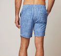 Johnnie-O Half Elastic 7" Surf Shorts, Lake - Caswell's Fine Menswear