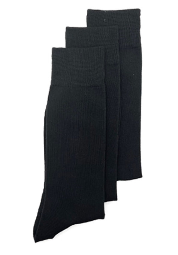Knotz 3 Pack Socks, Black - Caswell's Fine Menswear