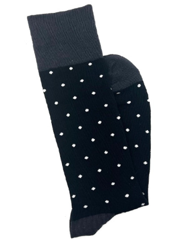 Knotz Socks Fancy, Black - Caswell's Fine Menswear