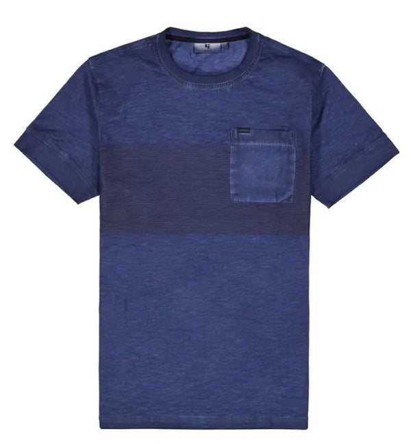 Garcia T-Shirt in Dark Moon - Caswell's Fine Menswear