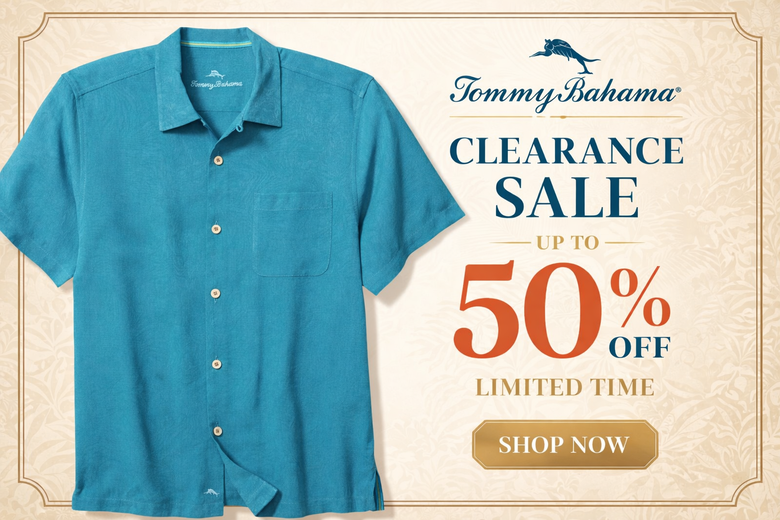 Tommy bahama clearance sale promotion