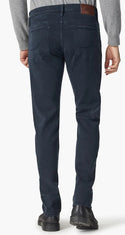 34 Heritage Cool Tapered Leg Pants in Navy Brushed Twill - Caswell's Fine Menswear