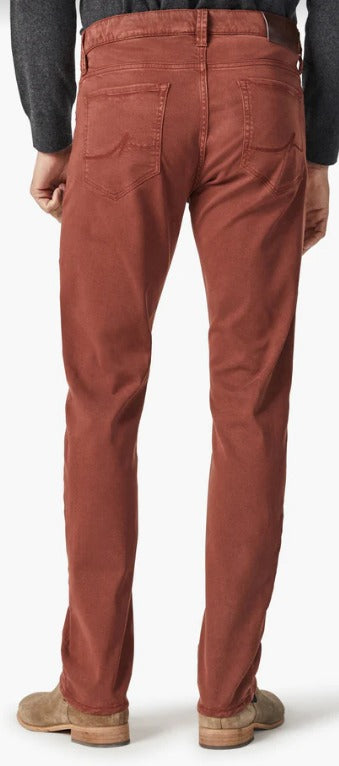 34 Heritage Cool Tapered Leg Pants in Cinnamon Brushed Twill - Caswell's Fine Menswear