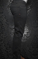 Au Noir Jeans Johnny-SKC, Black - Caswell's Fine Menswear