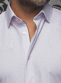 Au Noir Shirt Alexander Extra Stretch STAR, Pink - Caswell's Fine Menswear