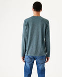 Garcia T-Shirt Long Sleeve, Green - Caswell's Fine Menswear