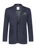 A Fish Named Fred Blazer Pique Adventure | Navy - Caswell's Fine Menswear