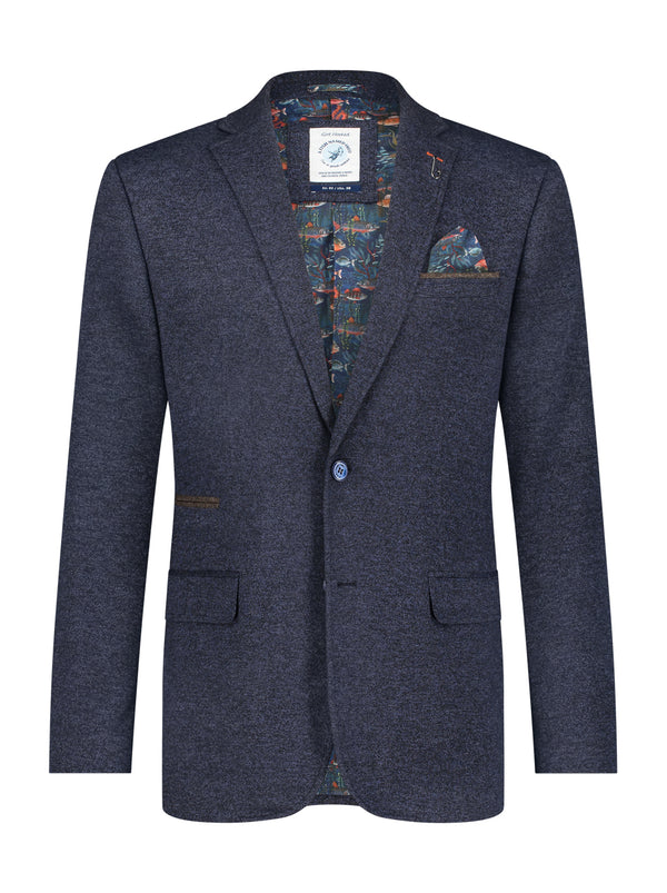 A Fish Named Fred Blazer Pique Adventure | Navy - Caswell's Fine Menswear