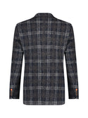 A Fish Named Fred Blazer Check | Navy - Caswell's Fine Menswear