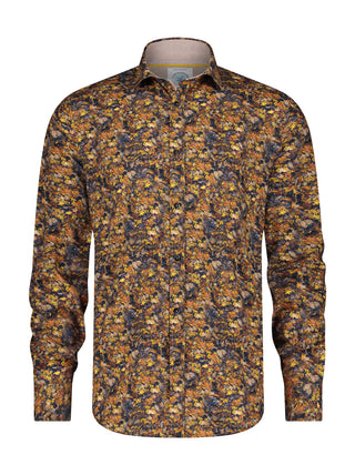 A Fish Named Fred Forest Leaves | Multi - Caswell's Fine Menswear