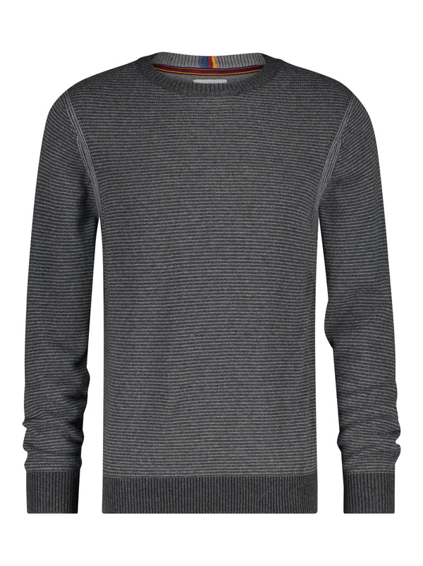A Fish Named Fred Classic Pullover | Grey - Caswell's Fine Menswear