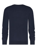 A Fish Named Fred Cable Sweater | Navy - Caswell's Fine Menswear