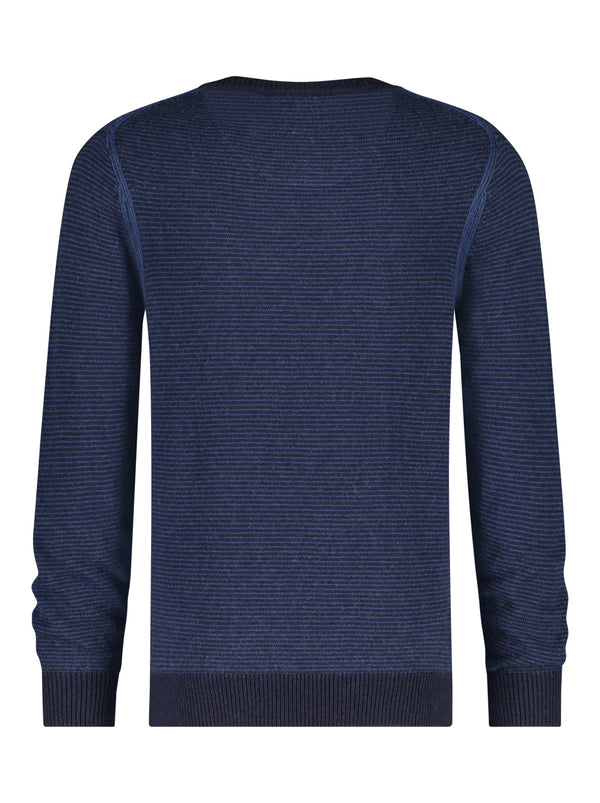 A Fish Named Fred Classic Pullover | Navy - Caswell's Fine Menswear