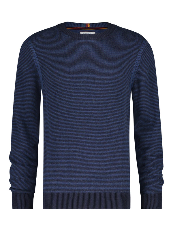 A Fish Named Fred Classic Pullover | Navy - Caswell's Fine Menswear