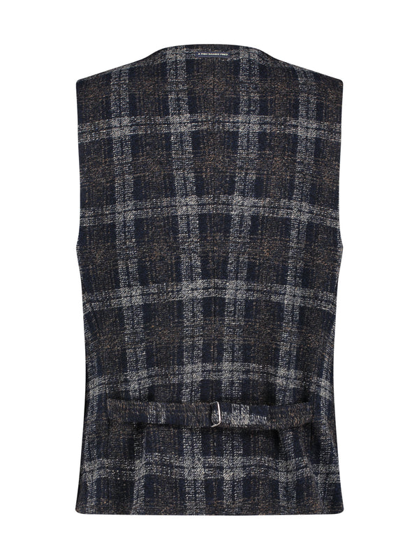 A Fish Named Fred Waistcoat/Vest | Navy - Caswell's Fine Menswear