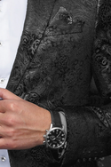 Au Noir Blazer | TRAVOLTA, Black - Caswell's Fine Menswear
