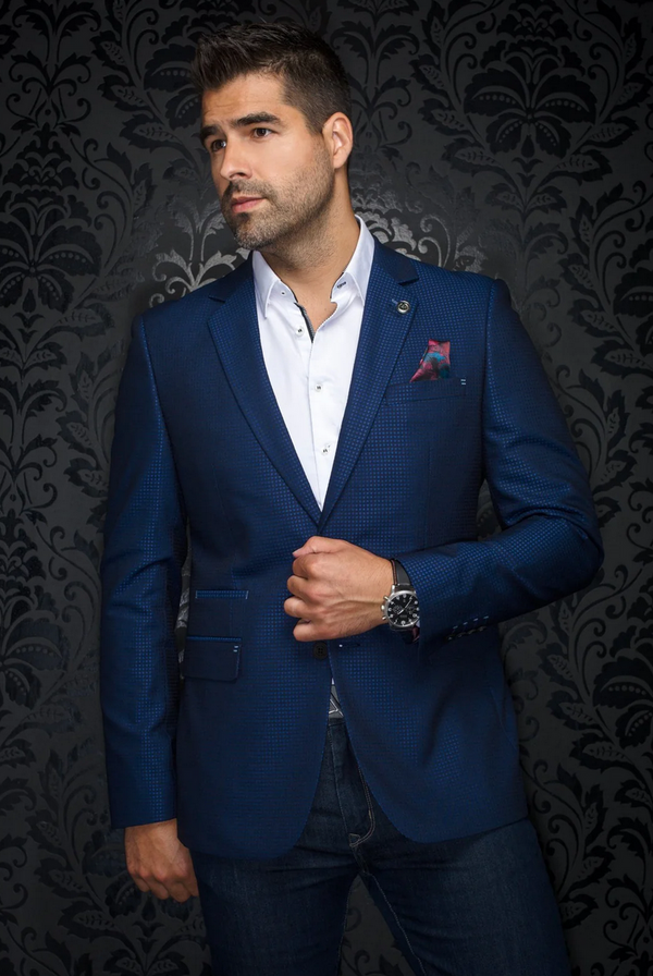 Au Noir Blazer Norton, Navy - Caswell's Fine Menswear