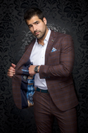 Au Noir Blazer/Suit Separate | FARRELL, Rust - Caswell's Fine Menswear