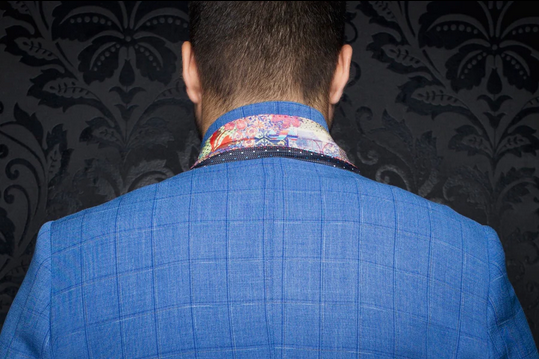 Au Noir Blazer | PICCOLI, Indigo - Caswell's Fine Menswear