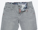 Au Noir Jeans 360° Stretch | JOHNNY-SRD, Light Grey - Caswell's Fine Menswear