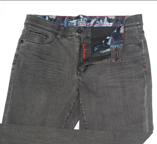 Au Noir Jeans | JOHNNY-SRD, med grey - Caswell's Fine Menswear