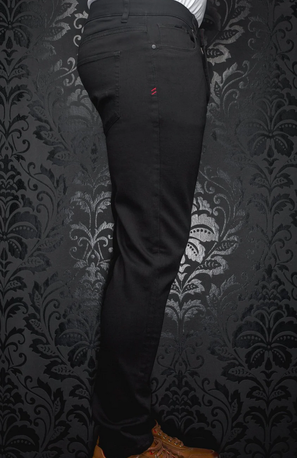 Au Noir Jeans 360° Stretch | JOHNNY-SRD, Black - Caswell's Fine Menswear