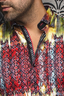 Au Noir Shirt | DARRELL, Multi - Caswell's Fine Menswear
