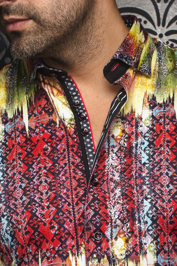 Au Noir Shirt | DARRELL, Multi - Caswell's Fine Menswear
